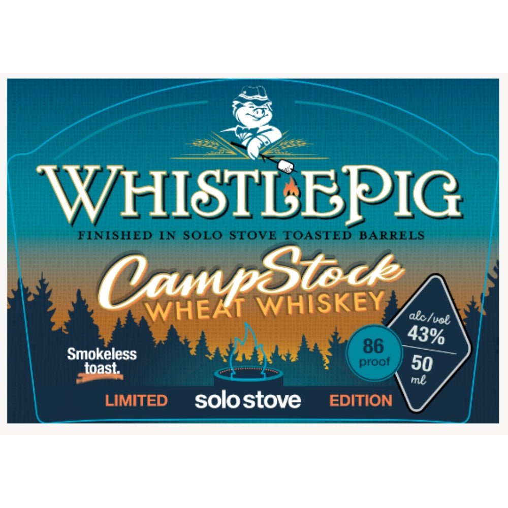 Introducing the Whistlepig CampStock Solo Stove Limited Edition 50ml Bottle - BuyMyLiquor