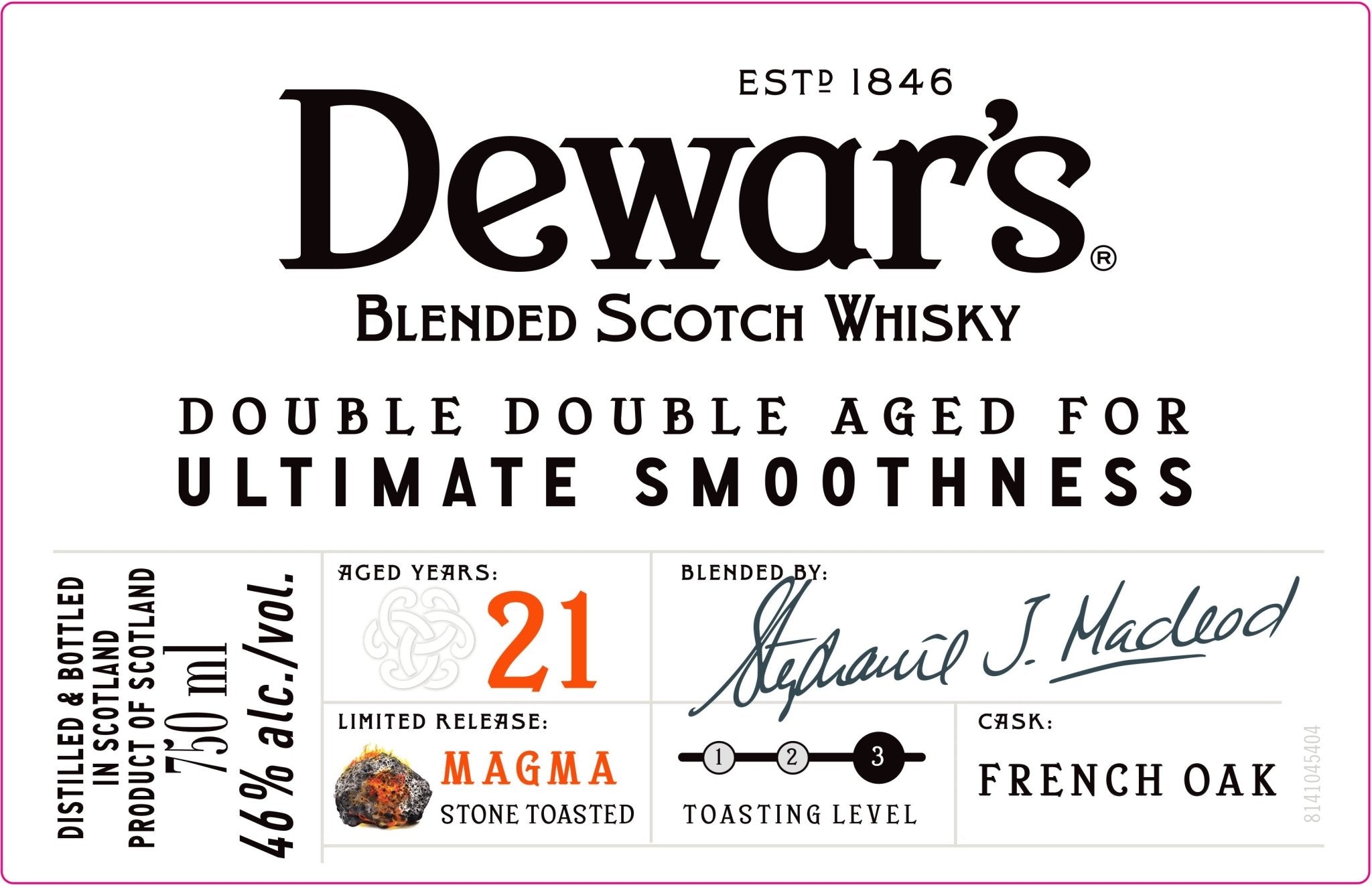 The Ultimate Smoothness: Dewar’s Double Double Aged 21-Year-Old Blended Scotch Whisky - BuyMyLiquor