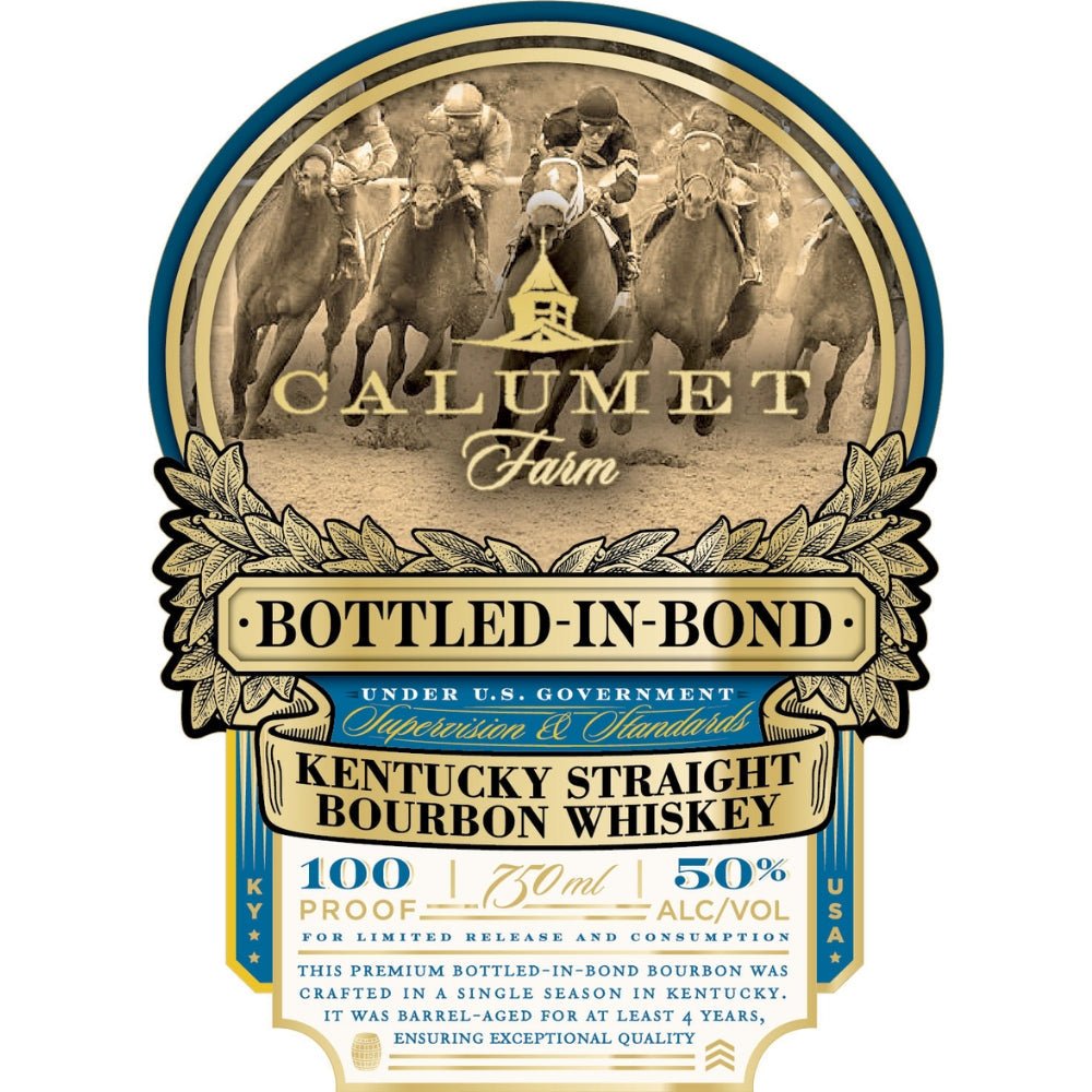 Unleash the Tradition: Calumet Farm Bottled-in-Bond Kentucky Straight Bourbon - BuyMyLiquor