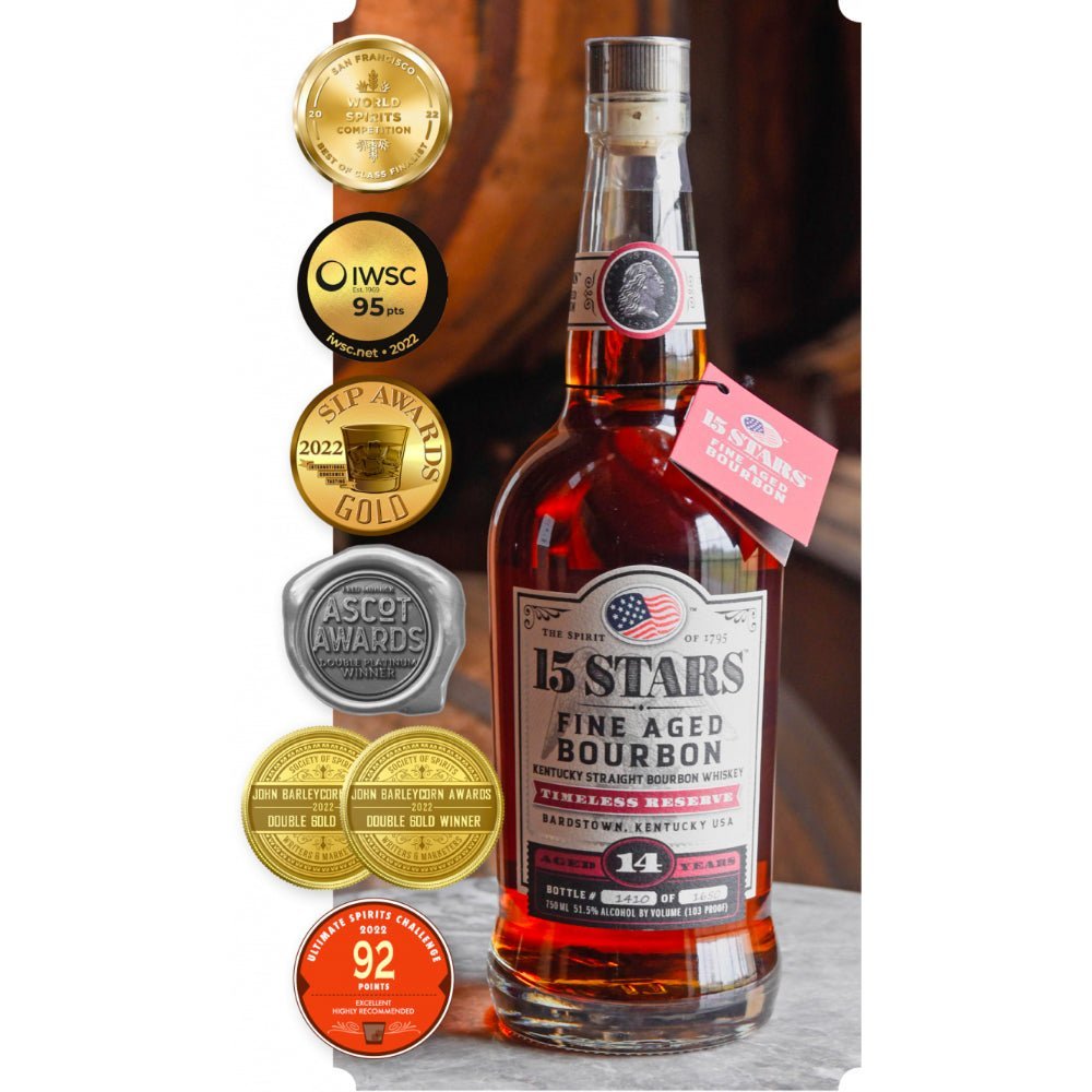 15 Stars 14 Year Old Timeless Reserve Kentucky Straight Bourbon Bourbon 15 Stars   