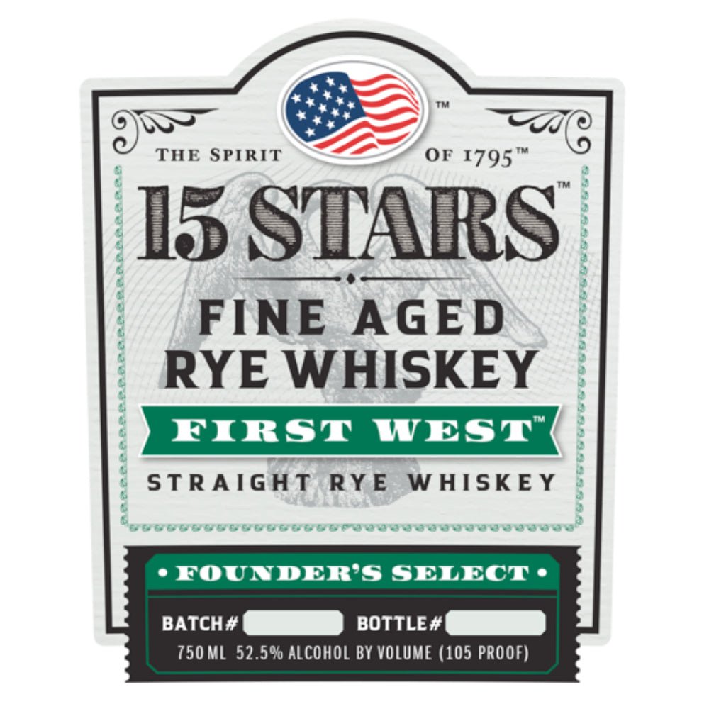 15 Stars First West Founder’s Select Rye Rye Whiskey 15 Stars   