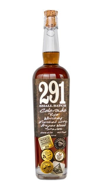 291 COLORADO RYE WHISKEY SMALL BATCH Rye 291 Colorado Whiskey   