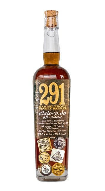 291 COLORADO WHISKEY BARREL PROOF SINGLE BARREL Rye 291 Colorado Whiskey   