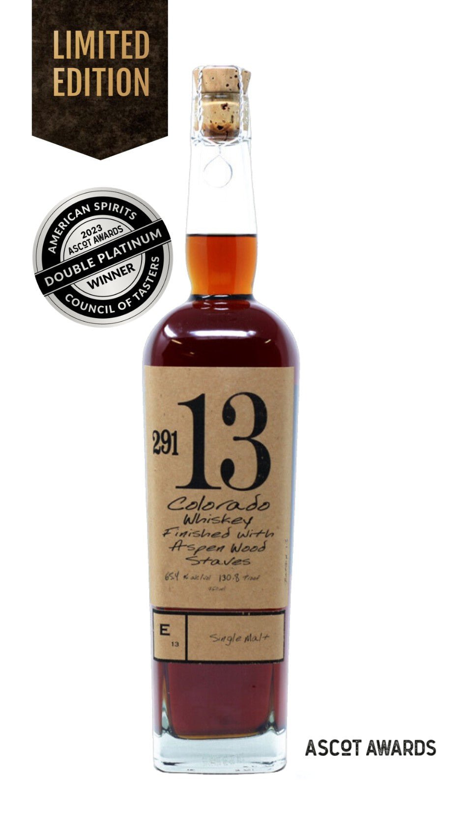 291 E COLORADO WHISKEY - BATCH 13 American Whiskey 291 Colorado Whiskey 750ml  