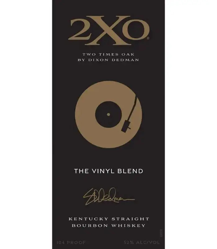 2XO The Vinyl Blend Kentucky Straight Bourbon 750mL Bourbon 2XO   