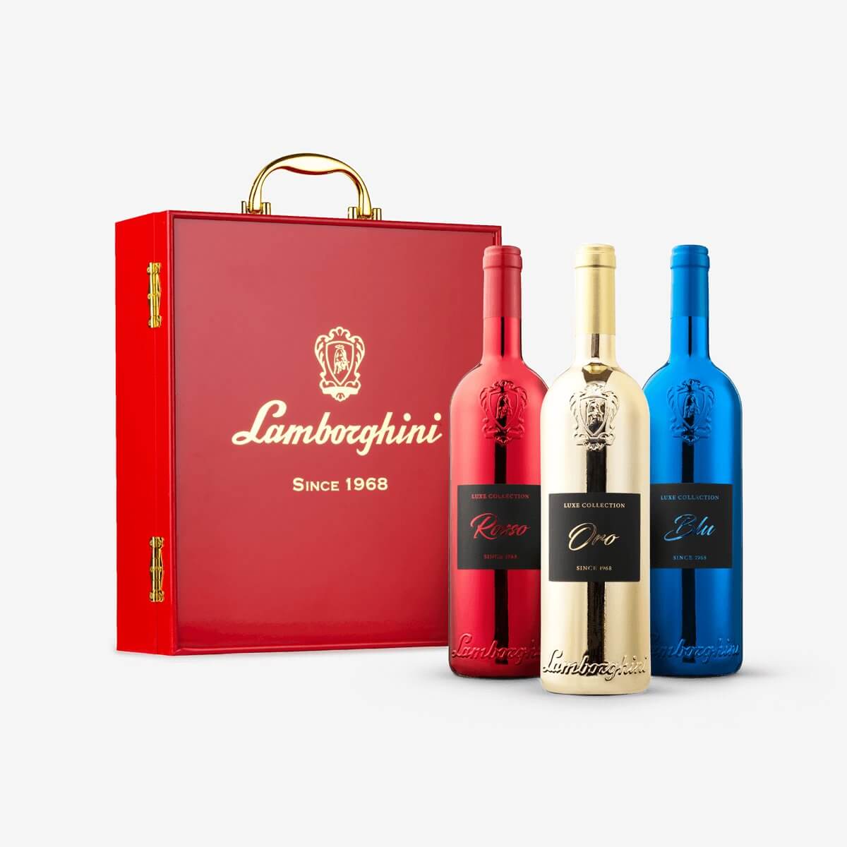 3 Gift Sets | Lamborghini: LUXE Red Collection with Gift Set & Accessories Wine Lamborghini Wine & Spirits Collections   