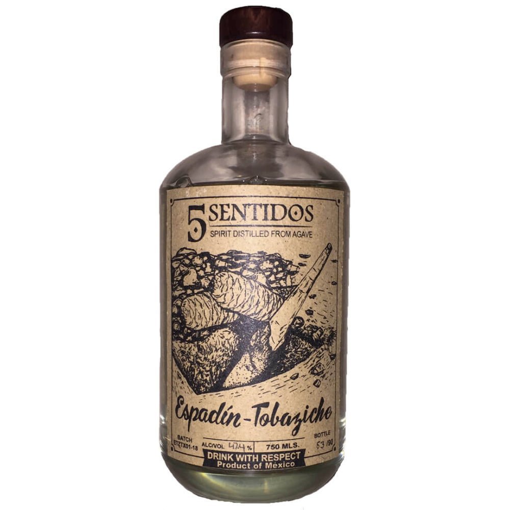 5 Sentidos Espadín Tobaziche Mezcal Mezcal 5 Sentidos   