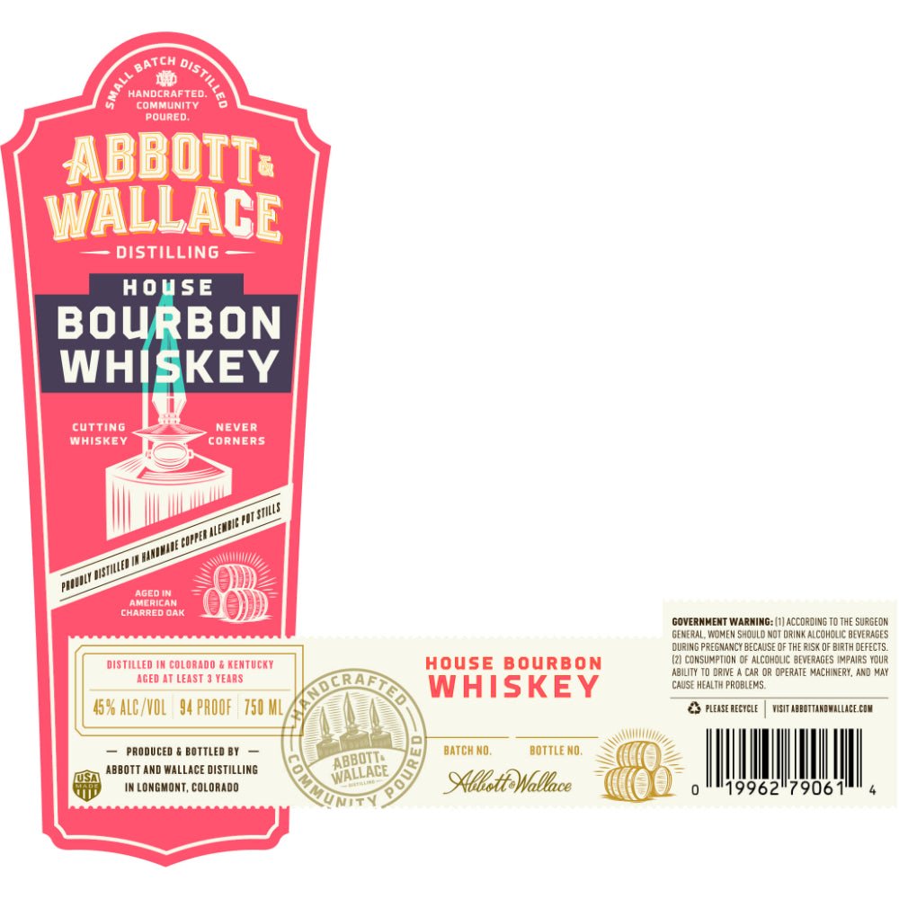 Abbott & Wallace House Bourbon Whiskey Bourbon Abbott & Wallace Distilling