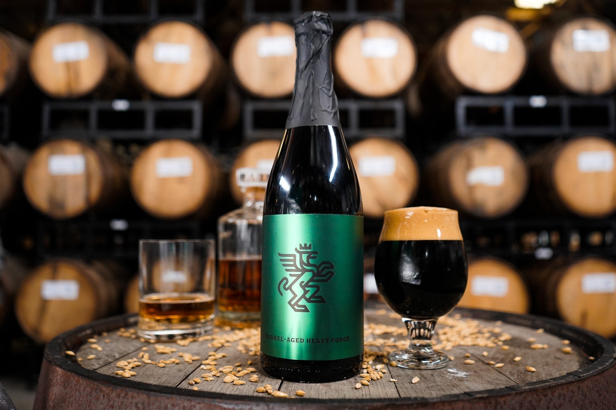 AleSmith Barrel-Aged Heavy Forge (2023, 13.56% ABV) Beer Alesmith Brewing Co.