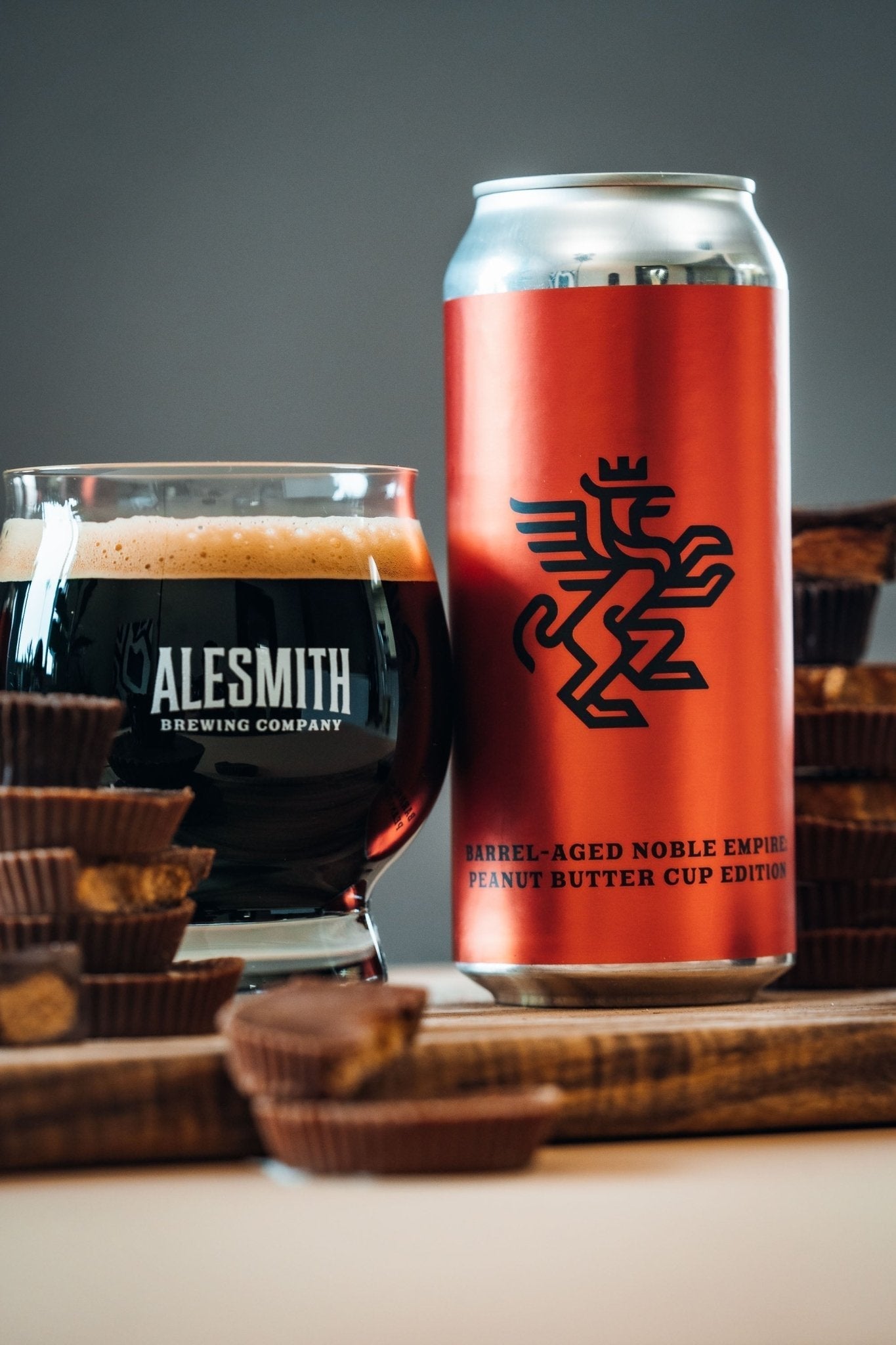 AleSmith Barrel-Aged Noble Empire: Peanut Butter Cup (2024, 12.4% ABV) 16oz can Beer Alesmith Brewing Co.