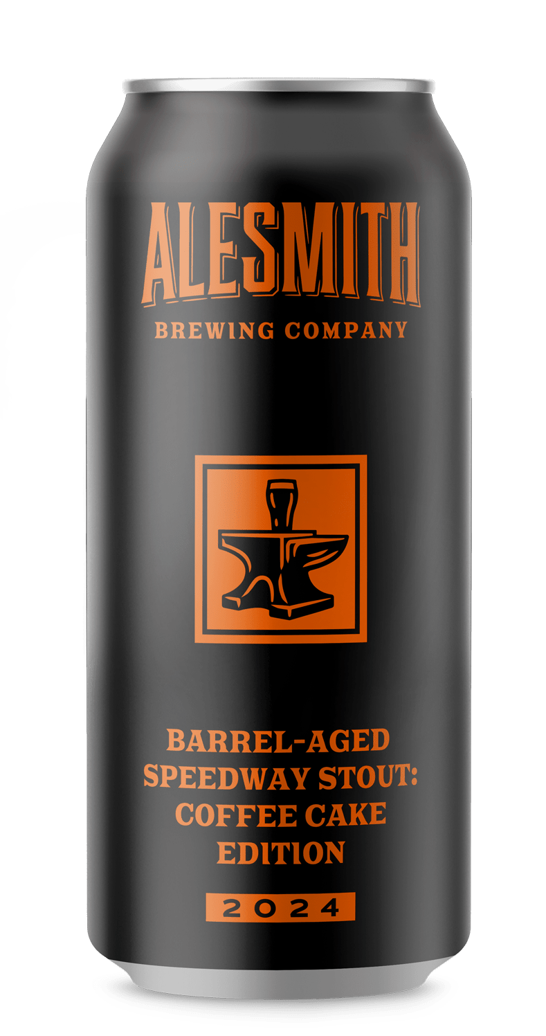 AleSmith Barrel-Aged Speedway Stout: Coffee Cake (2024, 12.67% ABV) 16oz Can Beer Alesmith Brewing Co.