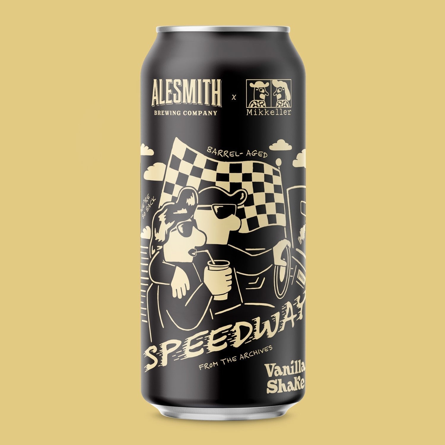 AleSmith Barrel-Aged Speedway: Vanilla Shake (2024, 14.03% ABV) 16oz can Beer Alesmith Brewing Co.