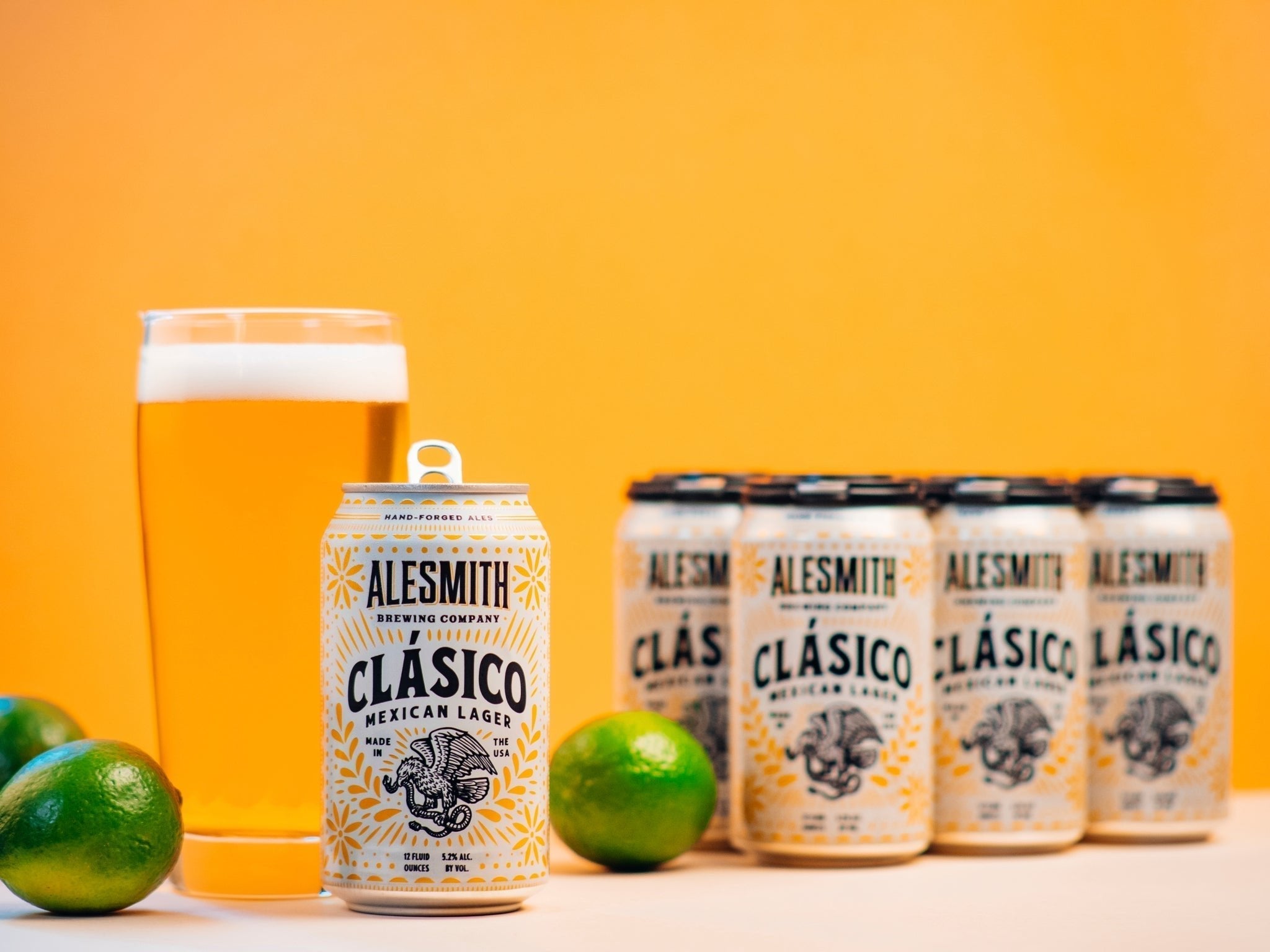 AleSmith Clásico Mexican Lager (5.2% ABV) 12oz Cans Beer Alesmith Brewing Co.