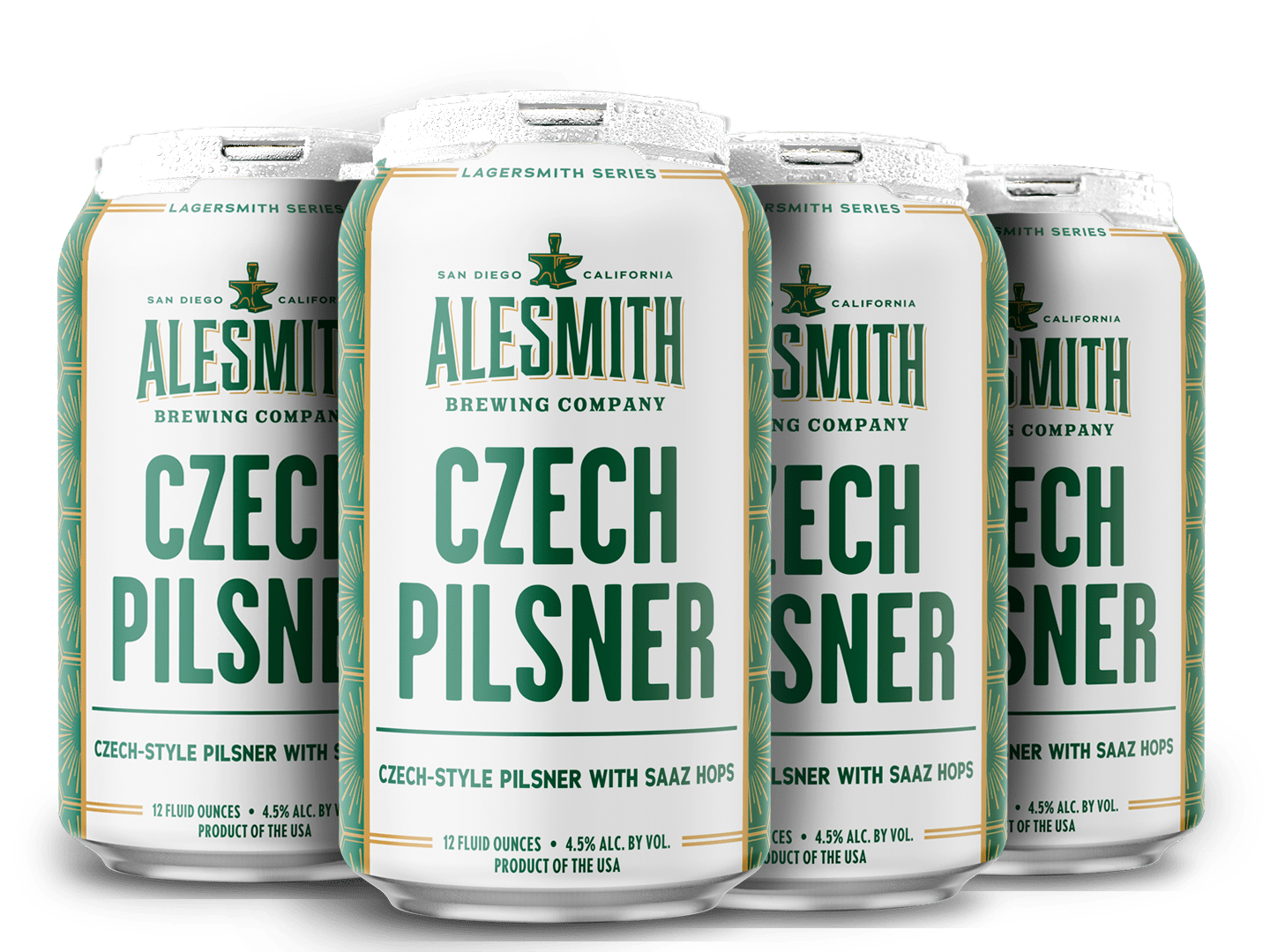 AleSmith Czech Pilsner (4.5% ABV) 12oz Cans Beer Alesmith Brewing Co.