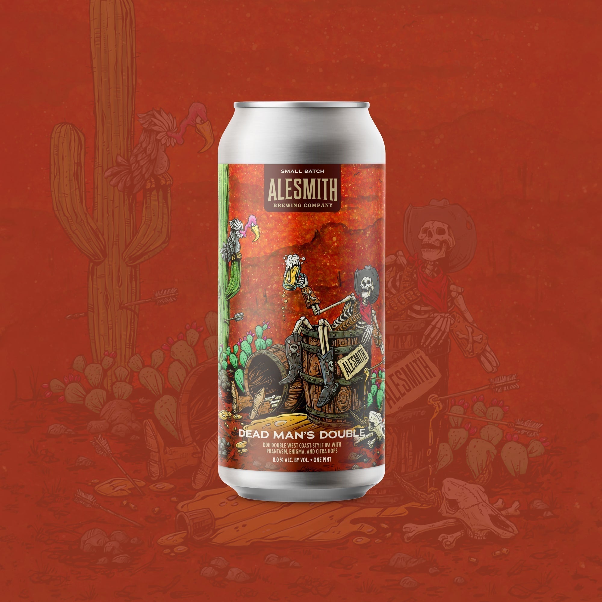 AleSmith Dead Man's Double (8.0% ABV) Small Batch Release Beer Alesmith Brewing Co.