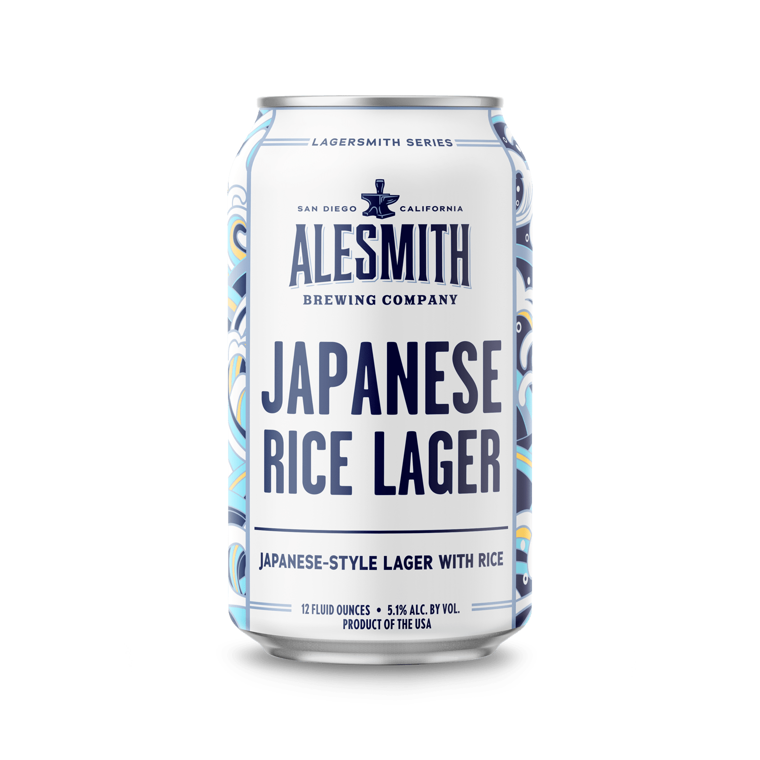 AleSmith Japanese Rice Lager (5.1% ABV) 12oz Cans Beer Alesmith Brewing Co.