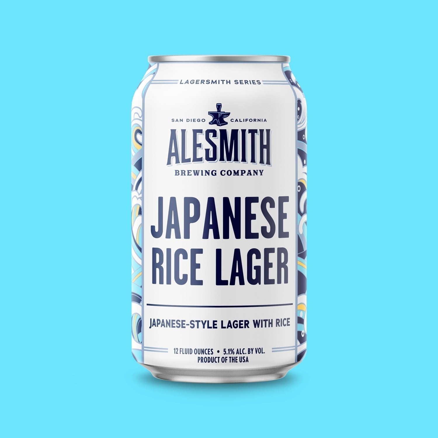 AleSmith Japanese Rice Lager (5.1% ABV) 12oz Cans Beer Alesmith Brewing Co.