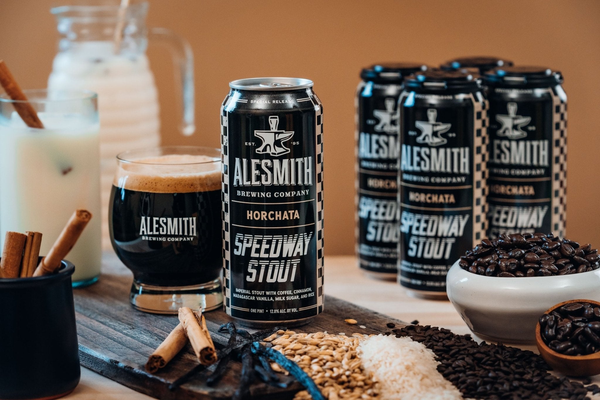 AleSmith Speedway Stout: Horchata Edition (12% ABV) 16oz Cans Beer Alesmith Brewing Co.