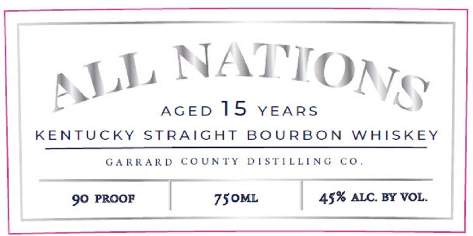 All Nations 15-Year Kentucky Straight Bourbon Whiskey Straight Bourbon Whiskey All Nations Whiskey   