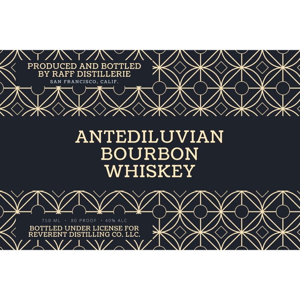 Antediluvian Bourbon Whiskey Bourbon Raff Distillerie