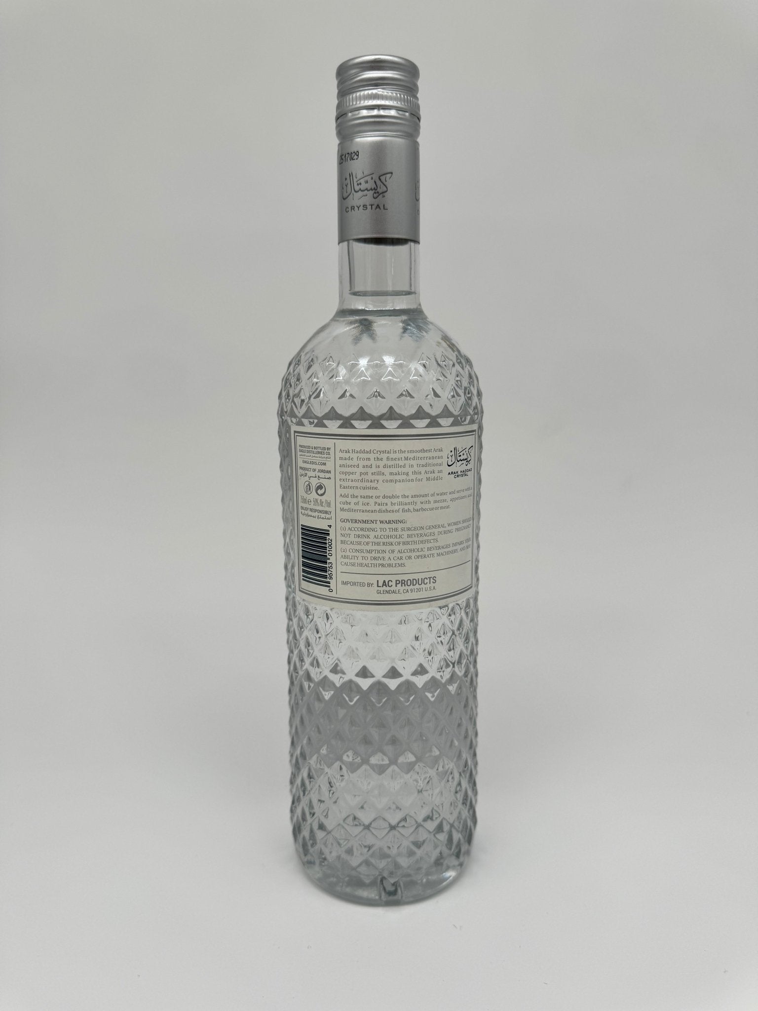 Arak Haddad Crystal 750 mL Arak Arak Haddad   