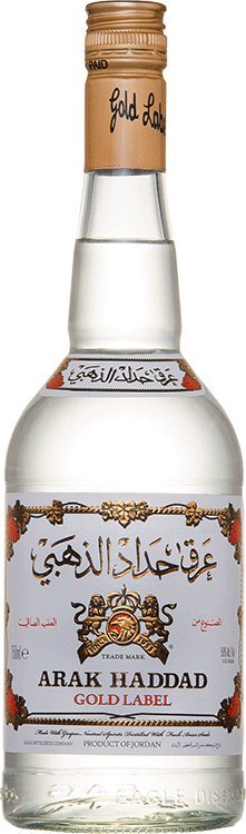 Arak Haddad Gold Label 750 mL Arak Arak Haddad   