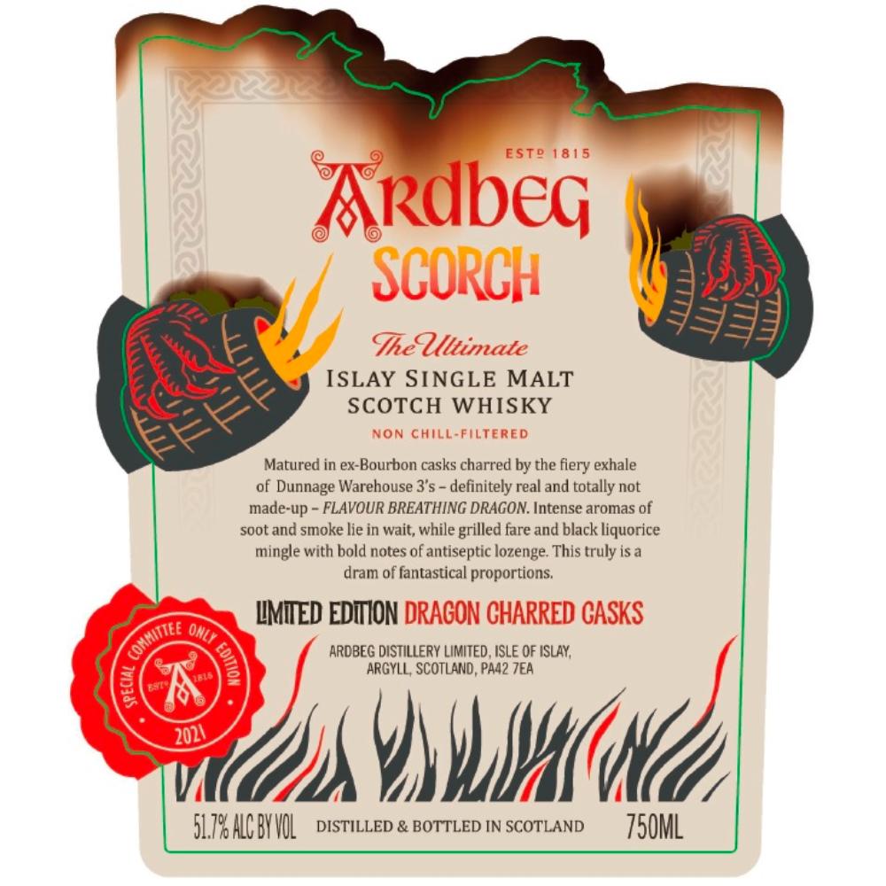 Ardbeg Scorch Dragon Charred Casks Scotch Ardbeg