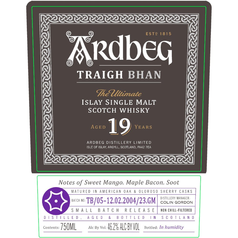 Ardbeg Traigh Bhan 19 Year Old Batch 5 Scotch Ardbeg   