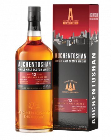 Auchentoshan 12 Year Old Scotch Auchentoshan   