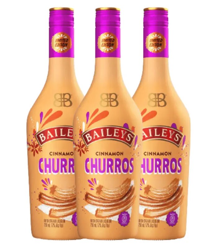 Baileys Cinnamon Churro Limited Edition 3 Pack Liqueur Baileys   