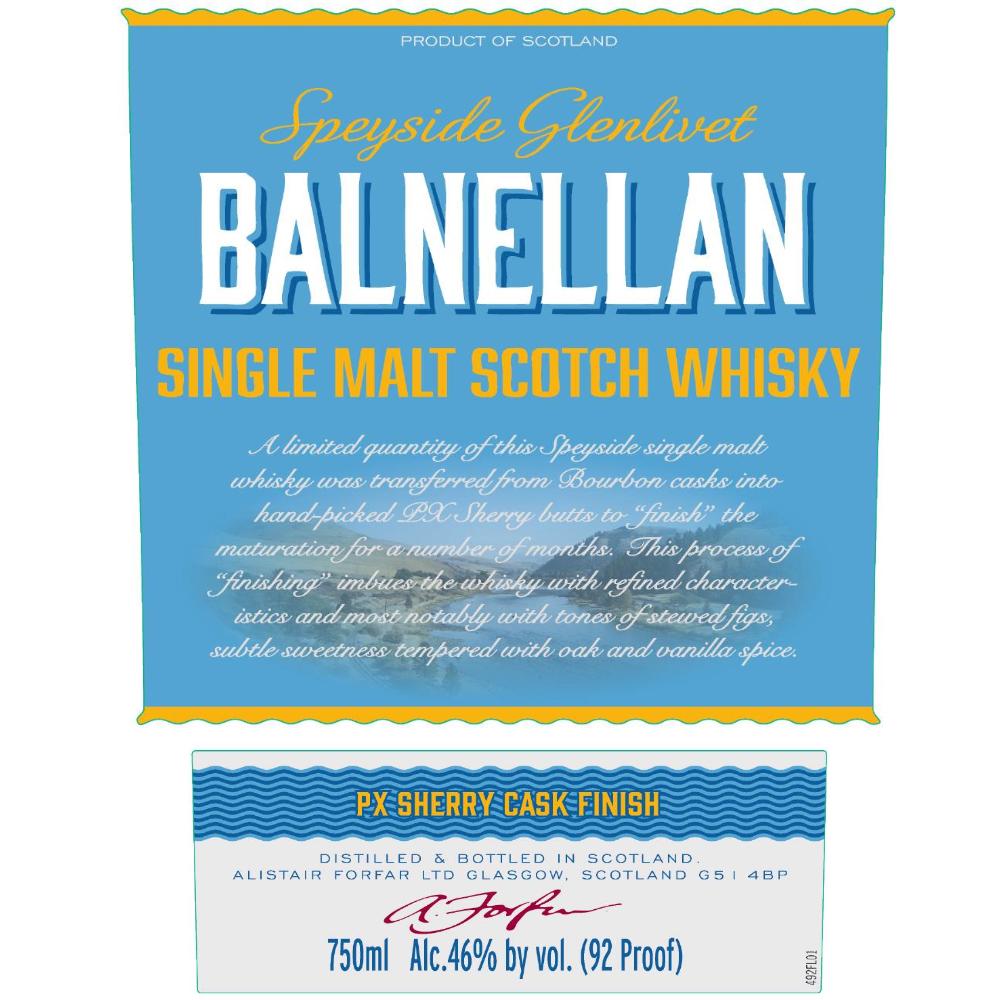 Balnellan PX Sherry Cask Finish Scotch Balnellan