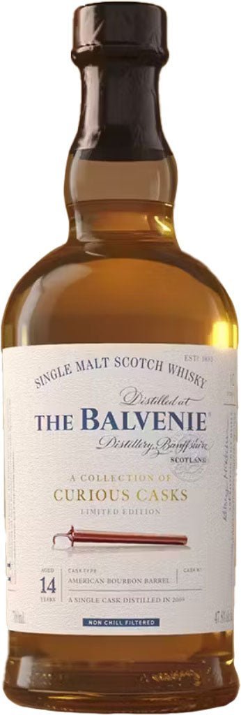 Balvenie A Collection of Curious Casks Limited Edition 14 Year Old American Bourbon Barrel 750ml WHISKEY The Balvenie   