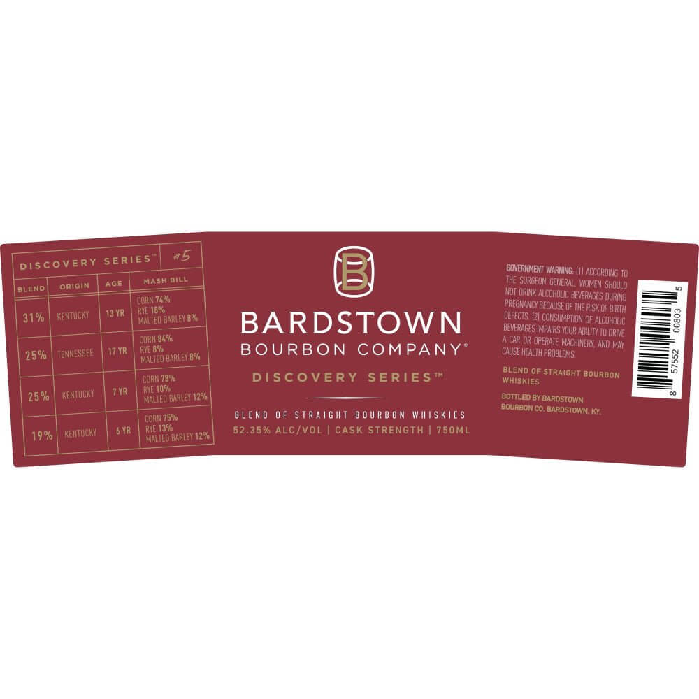 Bardstown Bourbon Company Discovery Series #5 Bourbon Bardstown Bourbon Company