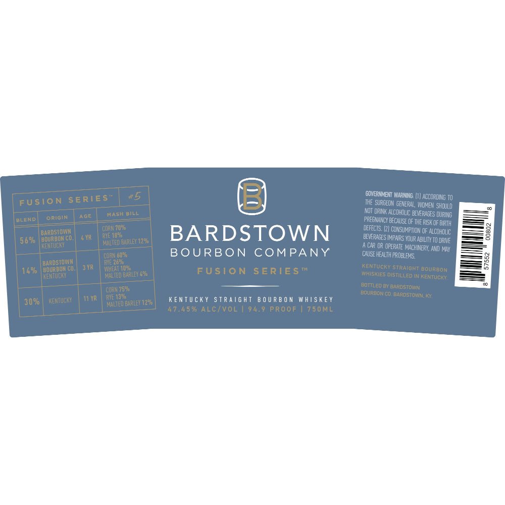 Bardstown Bourbon Company Fusion Series #5 Bourbon Bardstown Bourbon Company