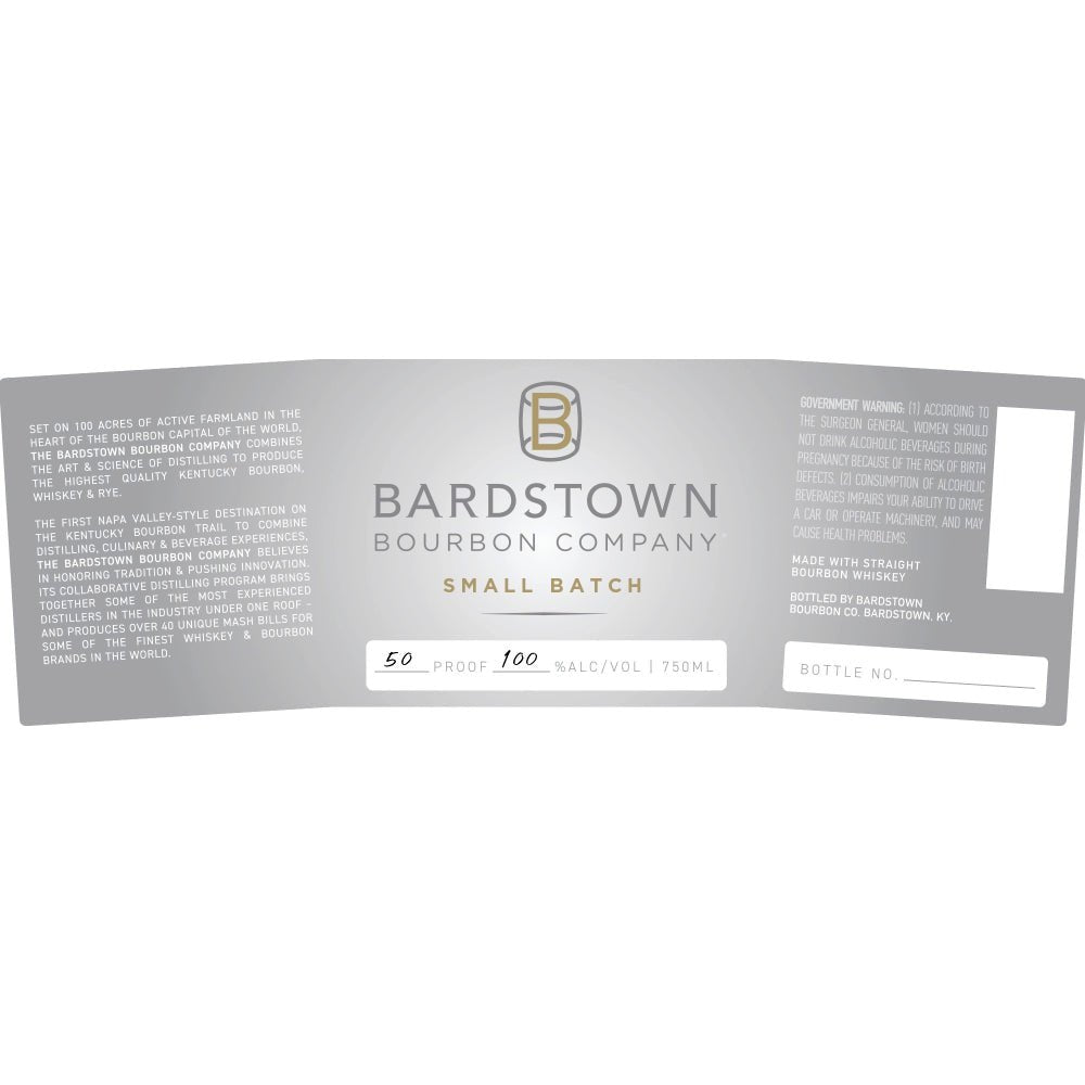 Bardstown Bourbon Small Batch French Oak Finish Bourbon Bardstown Bourbon Company