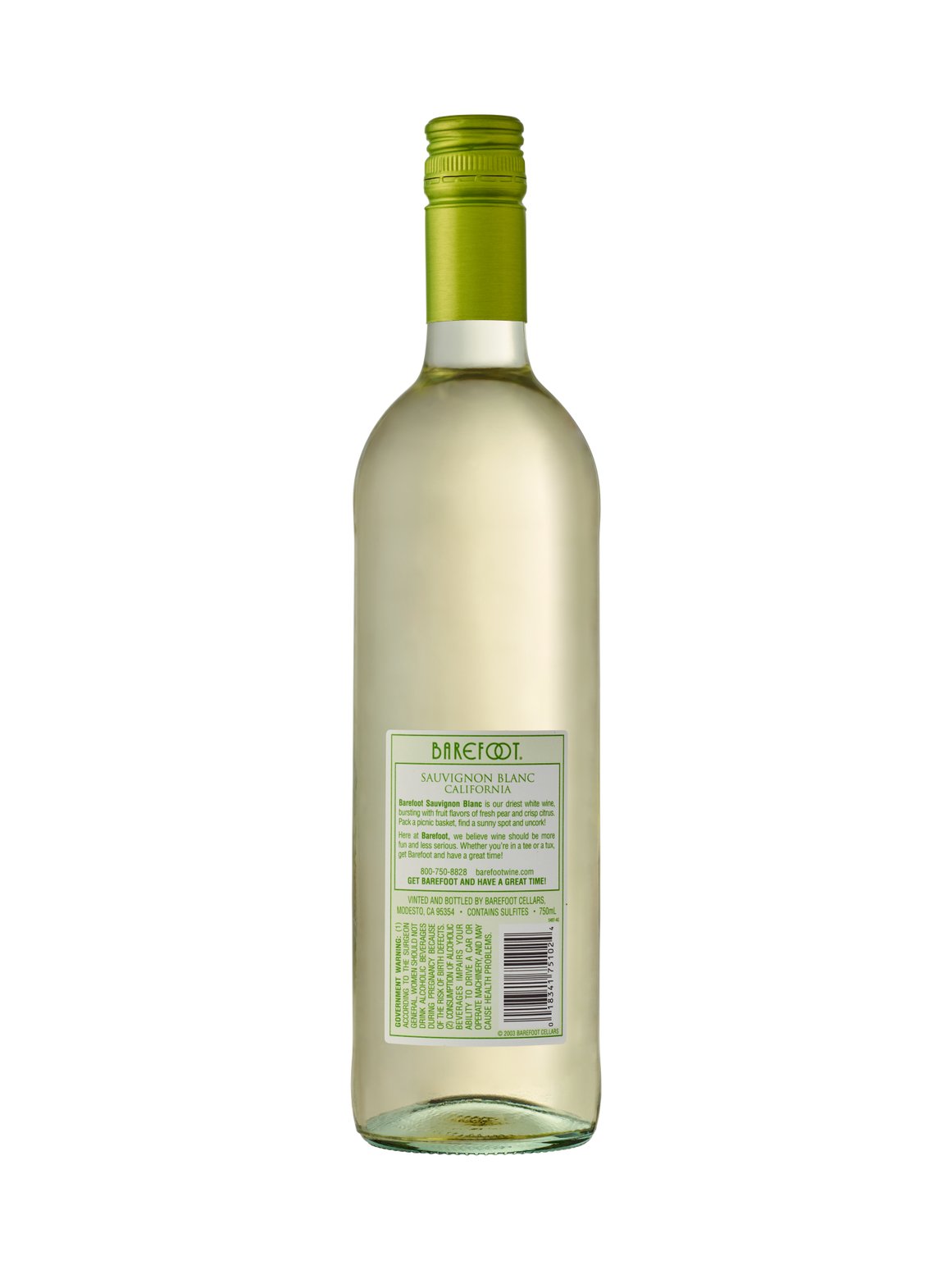 Barefoot Cellars Sauvignon Blanc | 1.5 Liter Wine Barefoot Cellars   