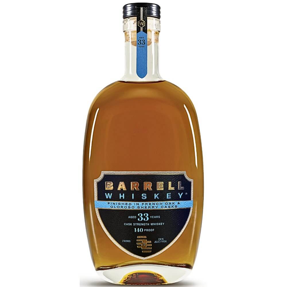 Barrell Craft Spirits Whiskey 33 Year Cask Strength – Finished in French Oak & Oloroso Sherry Casks Barrell Craft Spirits