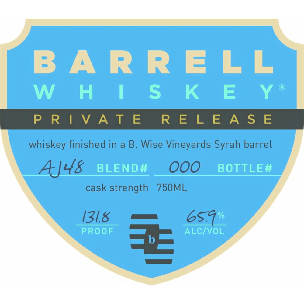 Barrell Whiskey Private Release AJ48 American Whiskey Barrell Craft Spirits