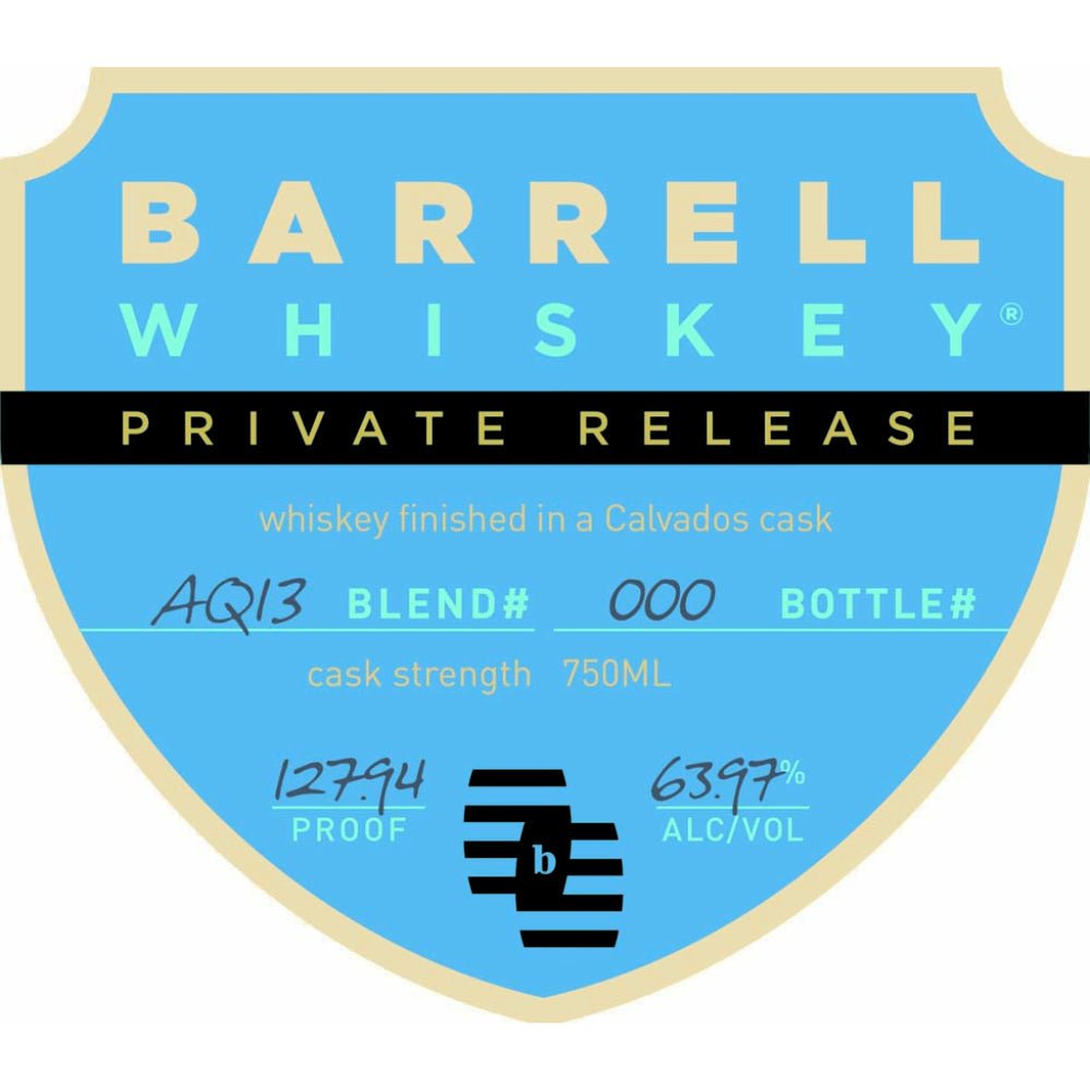 Barrell Whiskey Private Release AQ13 American Whiskey Barrell Craft Spirits   