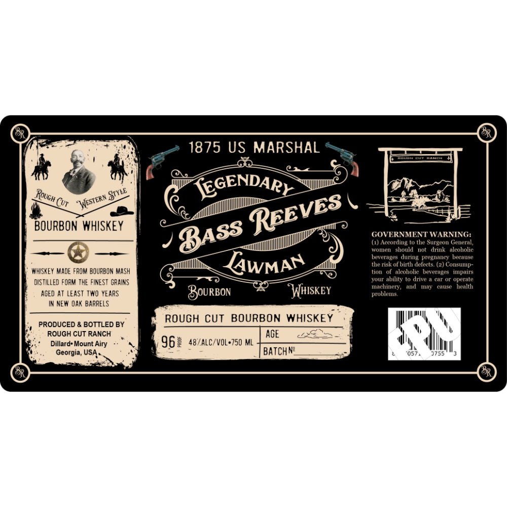 Bass Reeves Rough Cut Bourbon Bourbon Rough Cut Ranch   