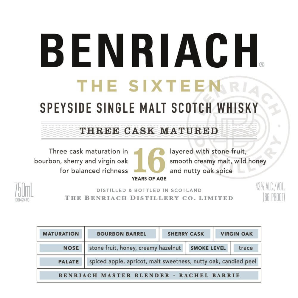 BenRiach The Sixteen Scotch BenRiach