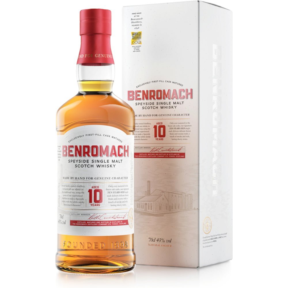 Benromach 10 Year Old Single Malt Scotch Scotch Benromach   