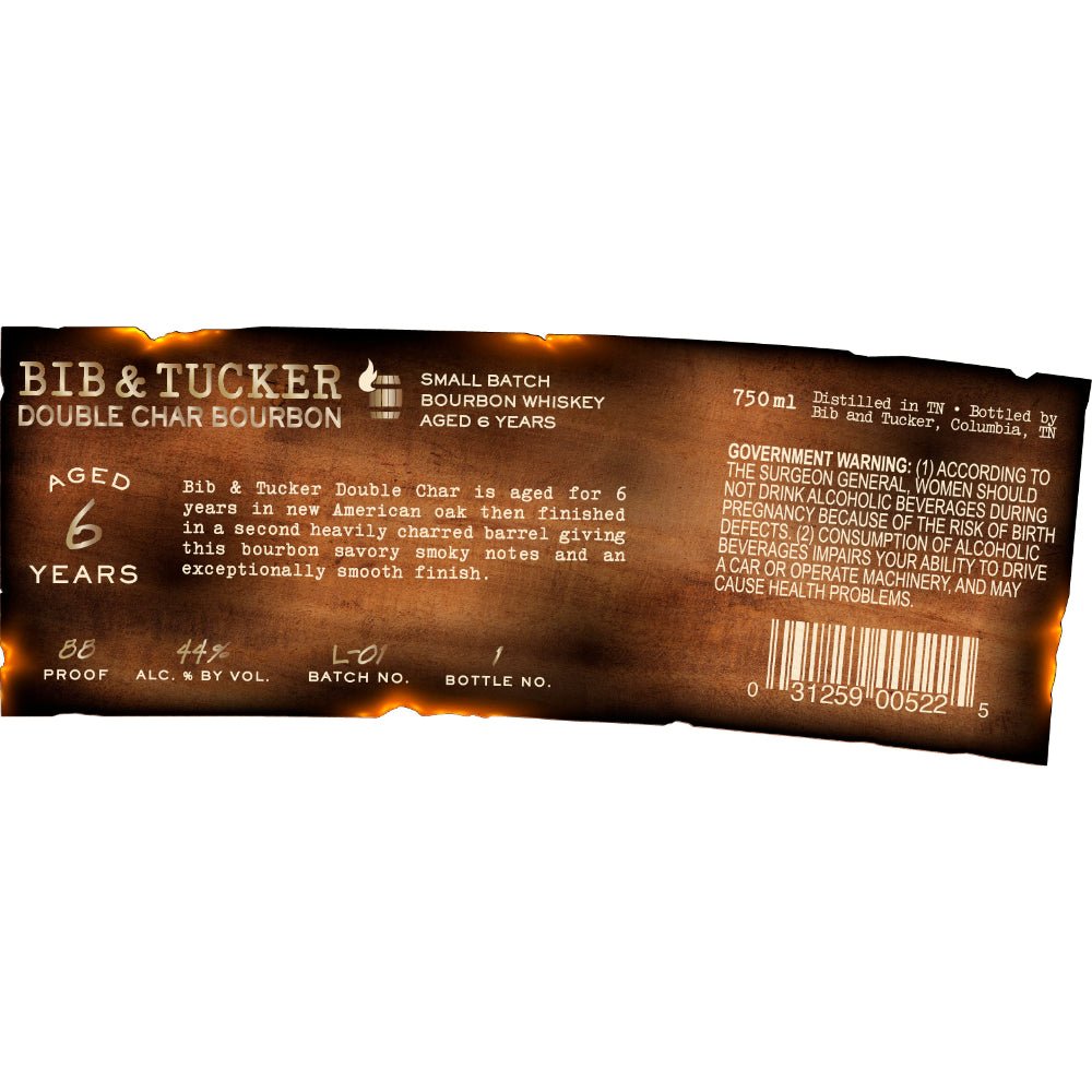 Bib & Tucker 6 Year Old Double Char Bourbon Bourbon Bib & Tucker