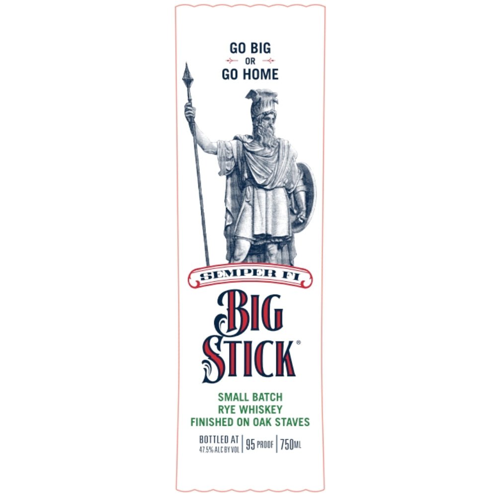 Big Stick Semper Fi Rye Finished on Oak Staves Rye Whiskey Big Stick Spirits