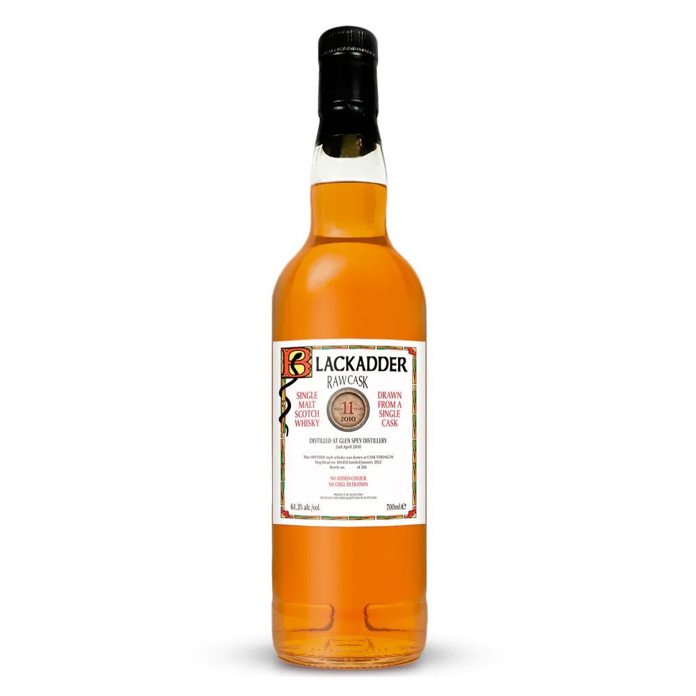 Blackadder Raw Cask Glen Spey 11 Year Old Scotch Blackadder   