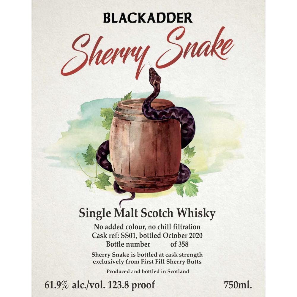 Blackadder Sherry Snake Single Malt Scotch Scotch Blackadder   