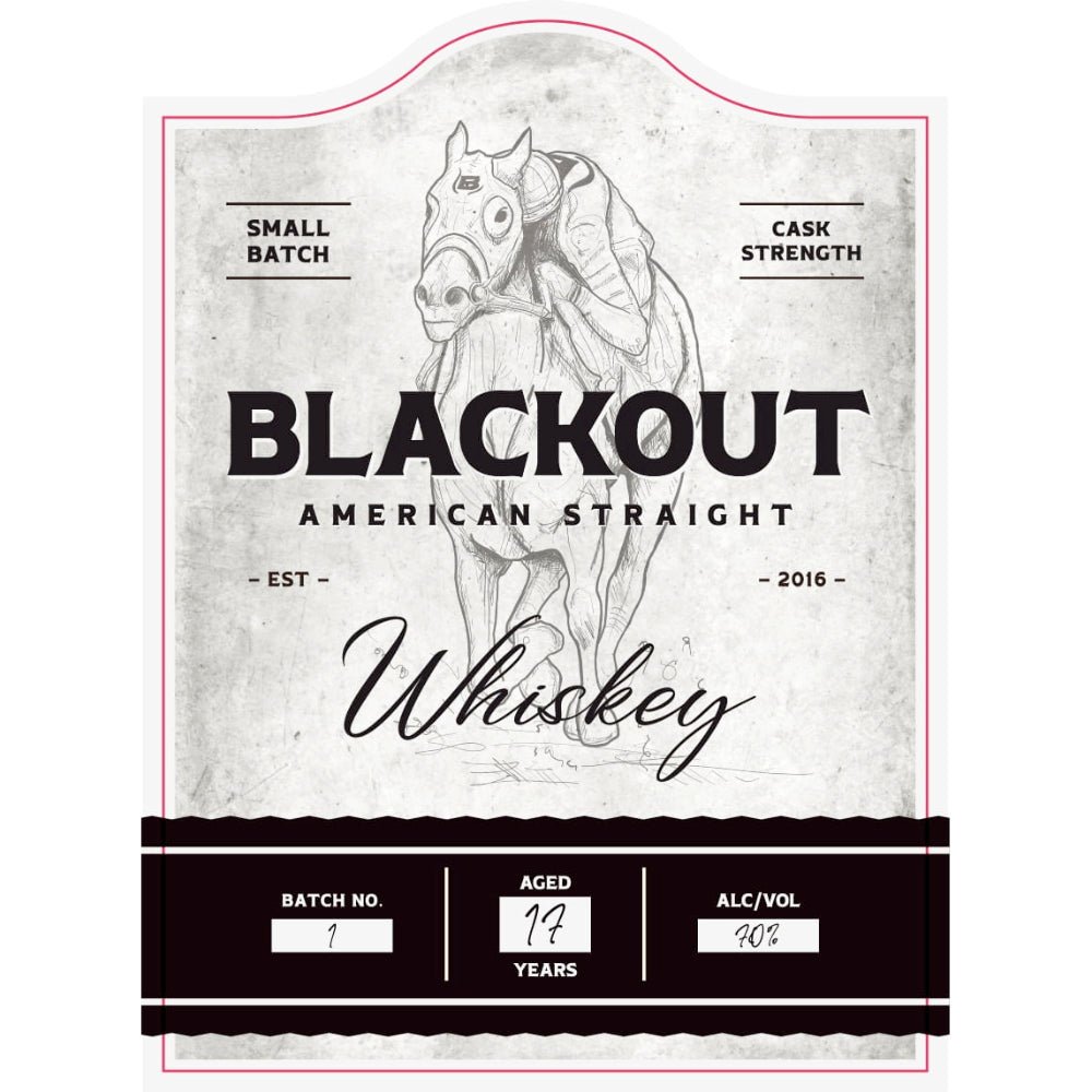 Blackout 17 Year Old Cask Strength American Straight Whiskey American Whiskey Blackout Whiskey   