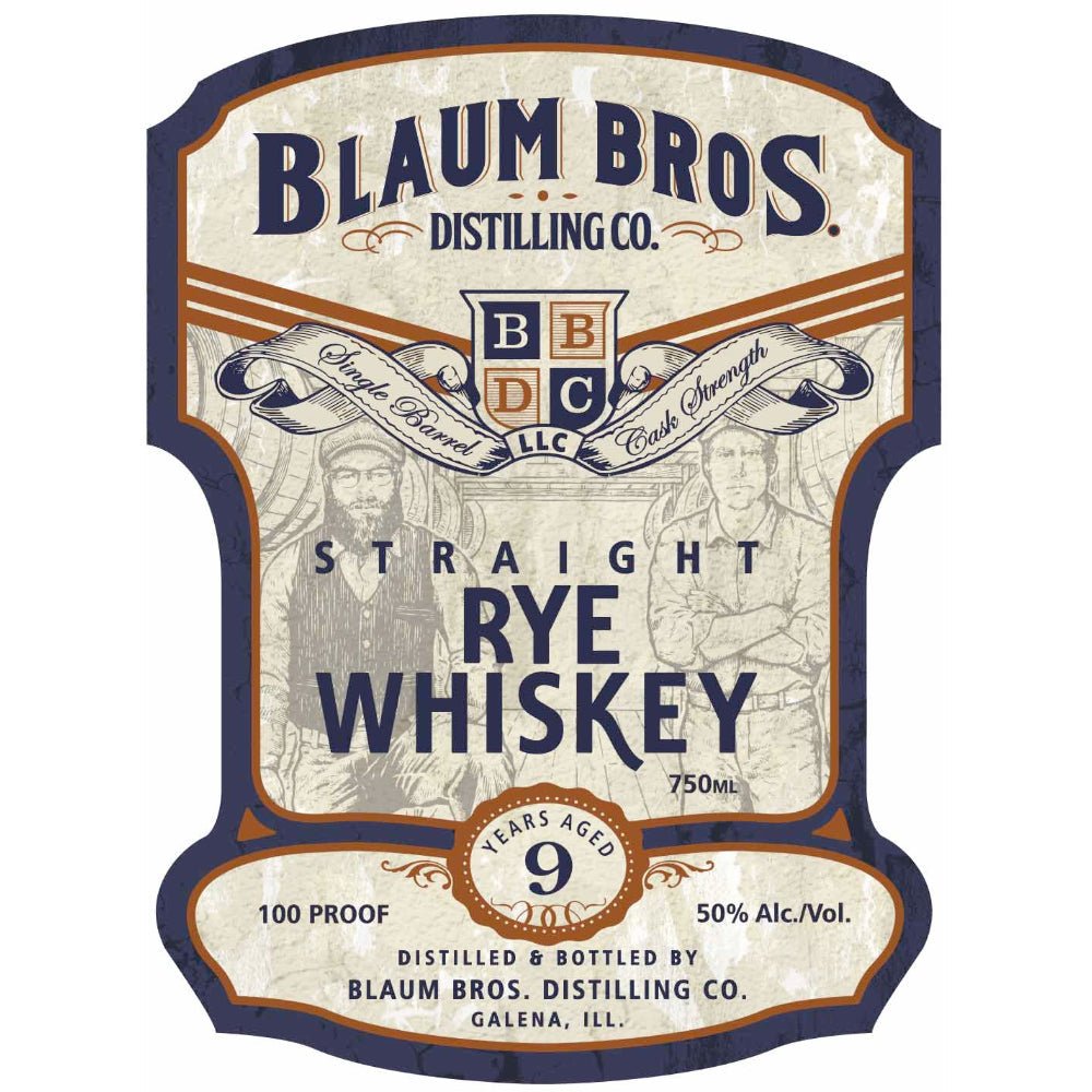 Blaum Bros 9 Year Old Straight Rye Rye Whiskey Blaum Bros. Distilling