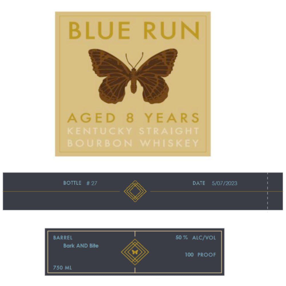 Blue Run 8 Year Old Bark and Bite Straight Bourbon Bourbon Blue Run Spirits   