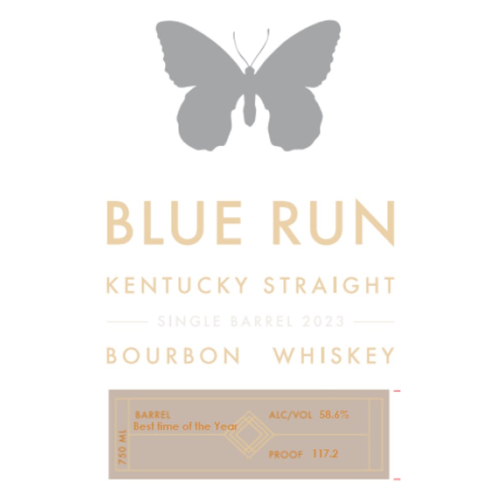 Blue Run 'Best Time of the Year' Single Barrel Bourbon 2023 Bourbon Blue Run Spirits   